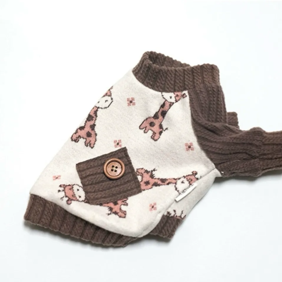 TaniWina Fashionable Pet Sweater for Fall/Winter