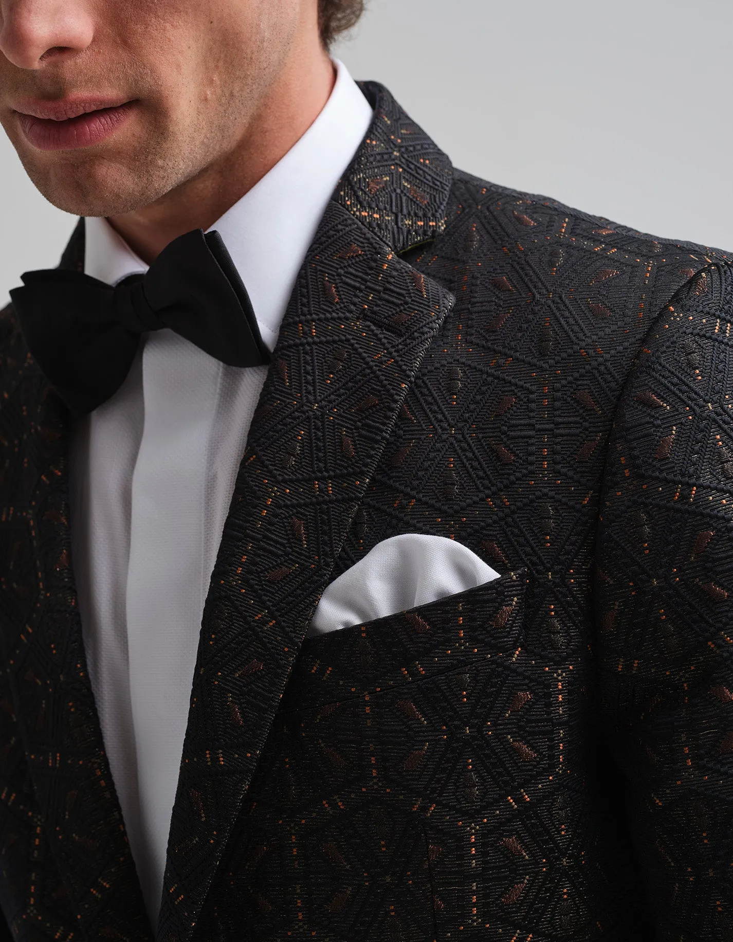 The Black & Gold Jacquard Dinner Jacket GOLD COLLECTION