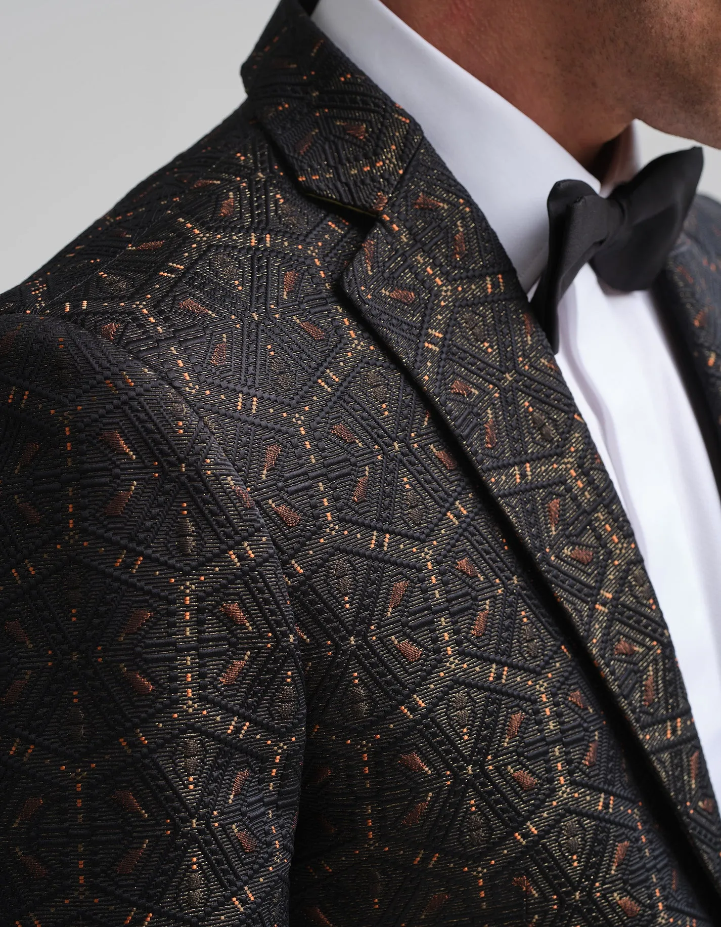 The Black & Gold Jacquard Dinner Jacket GOLD COLLECTION