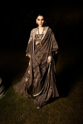 The Royal Parisian Saree.