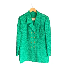 The White House Wool Blend Emerald Green Skirt Suit UK Size 16