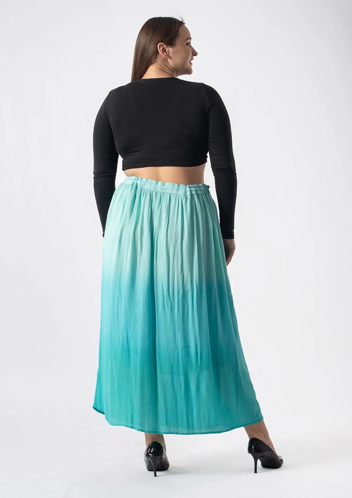 Tie-Dye Long Skirt