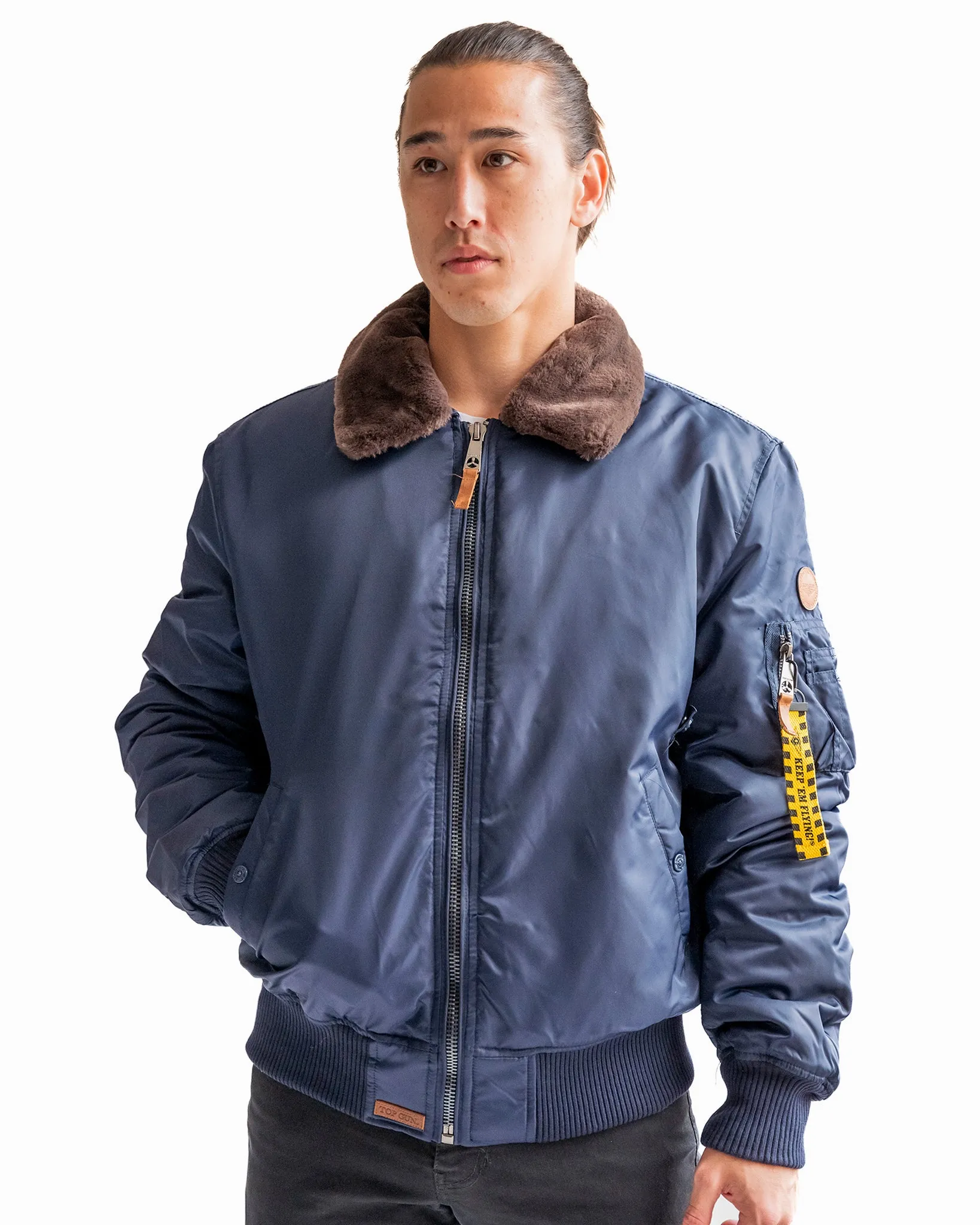 TOP GUN® B-15 MEN'S HEAVY DUTY FLIGHT BOMBER JACKET