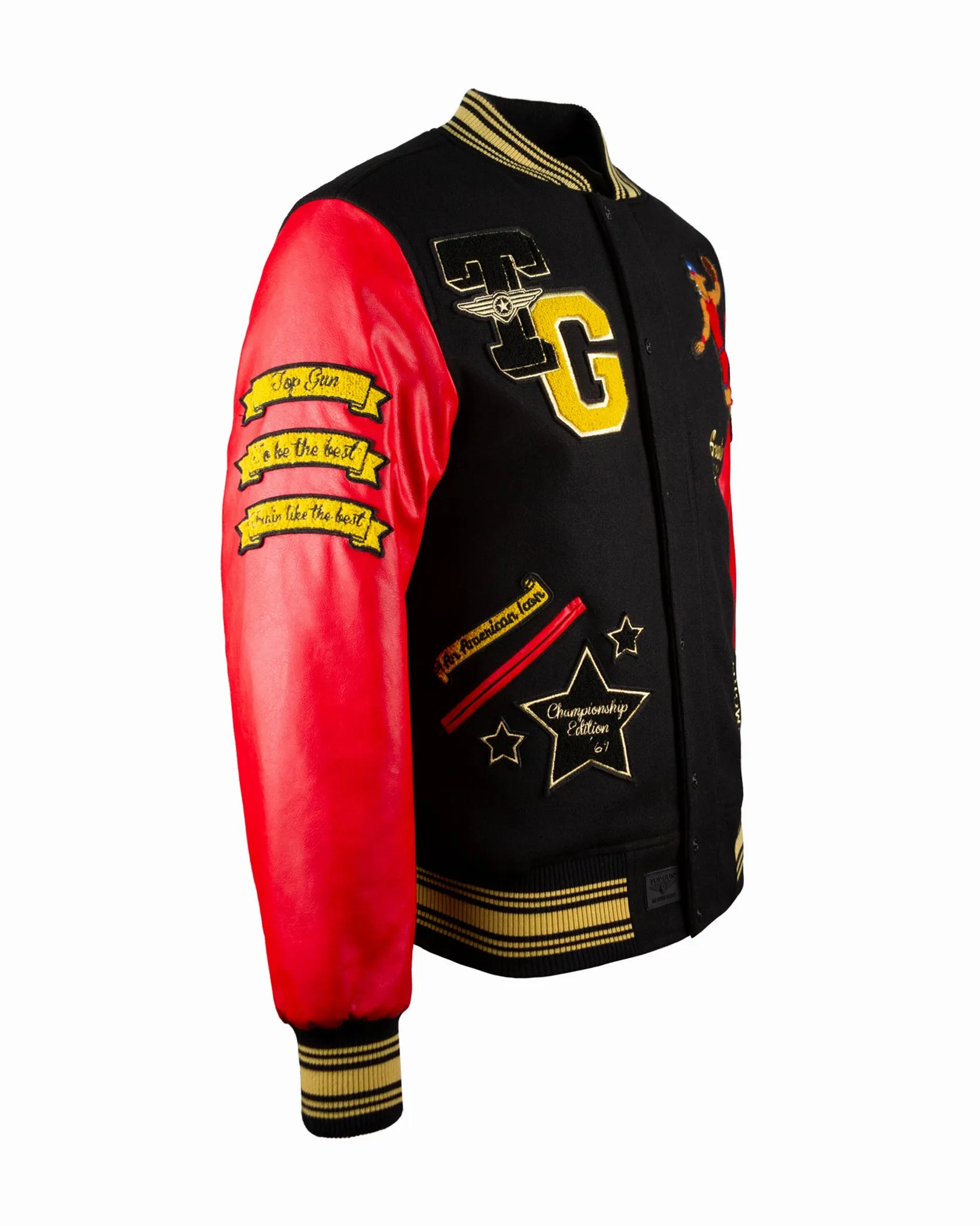 TOP GUN® "THE NEW GOAT" VARSITY JACKET