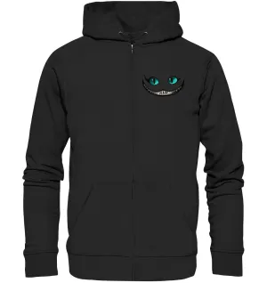 Unisex Bio-Zipper mit Grinsekatze