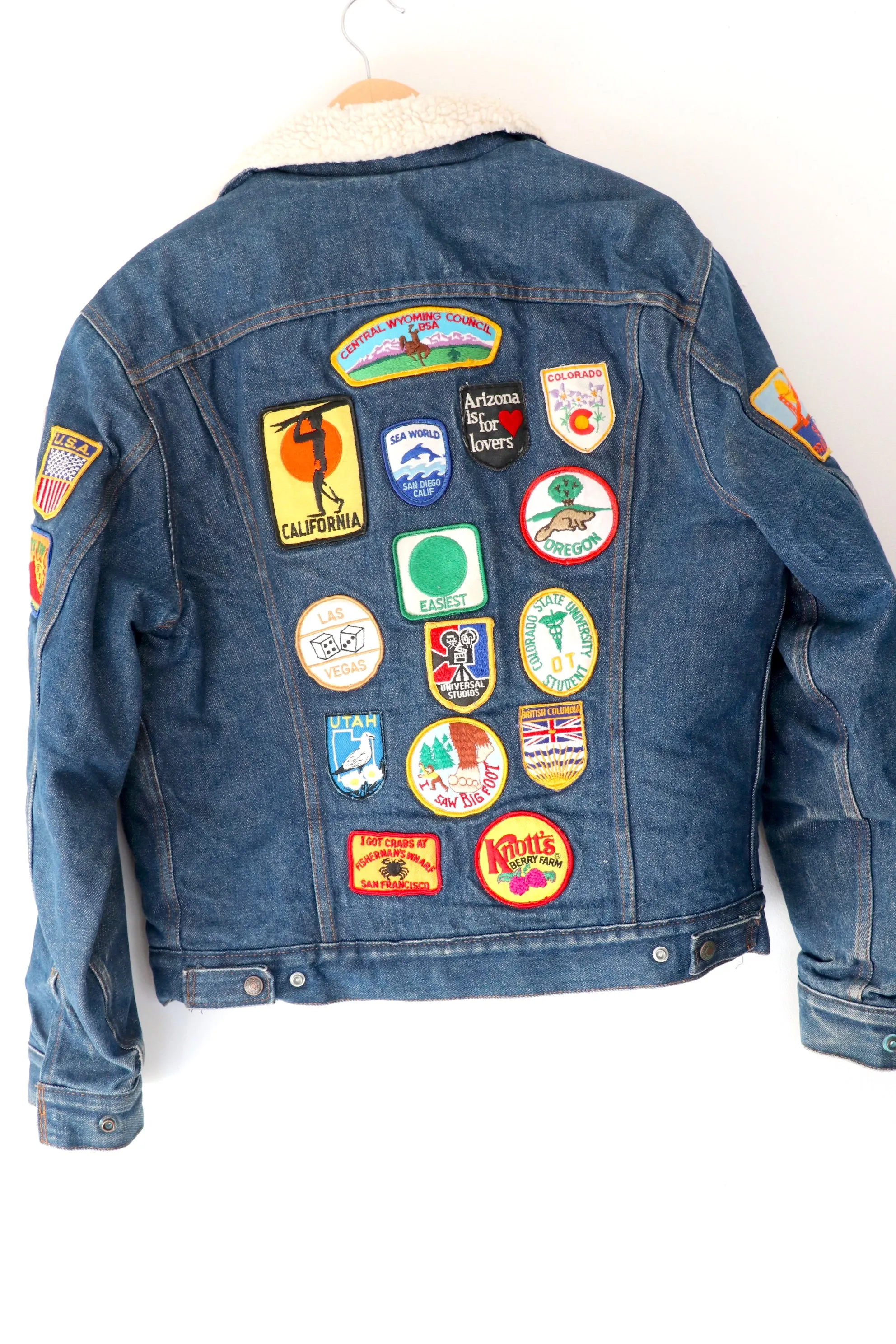 Vintage Levi's Denim Jacket with Patches