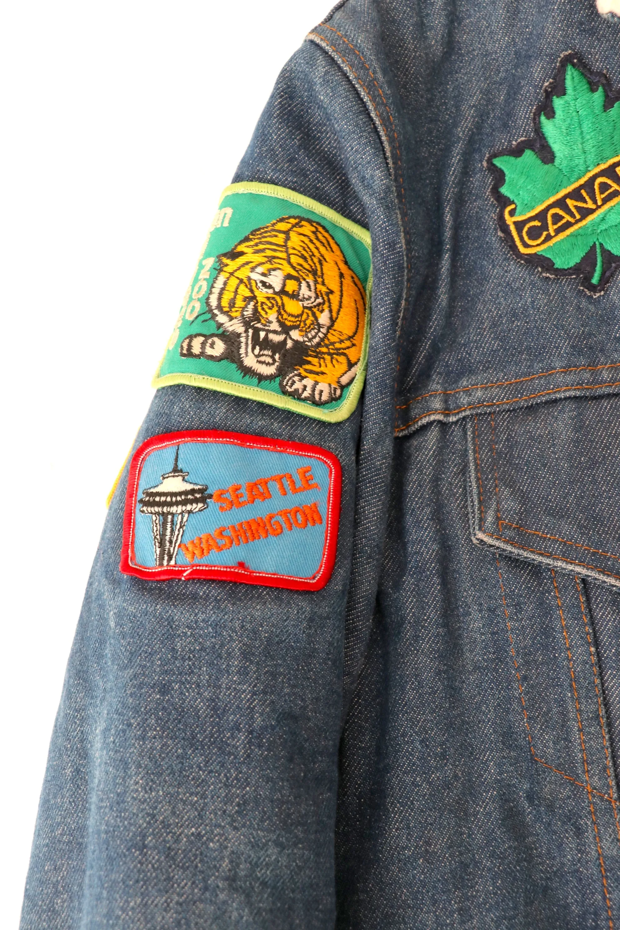 Vintage Levi's Denim Jacket with Patches