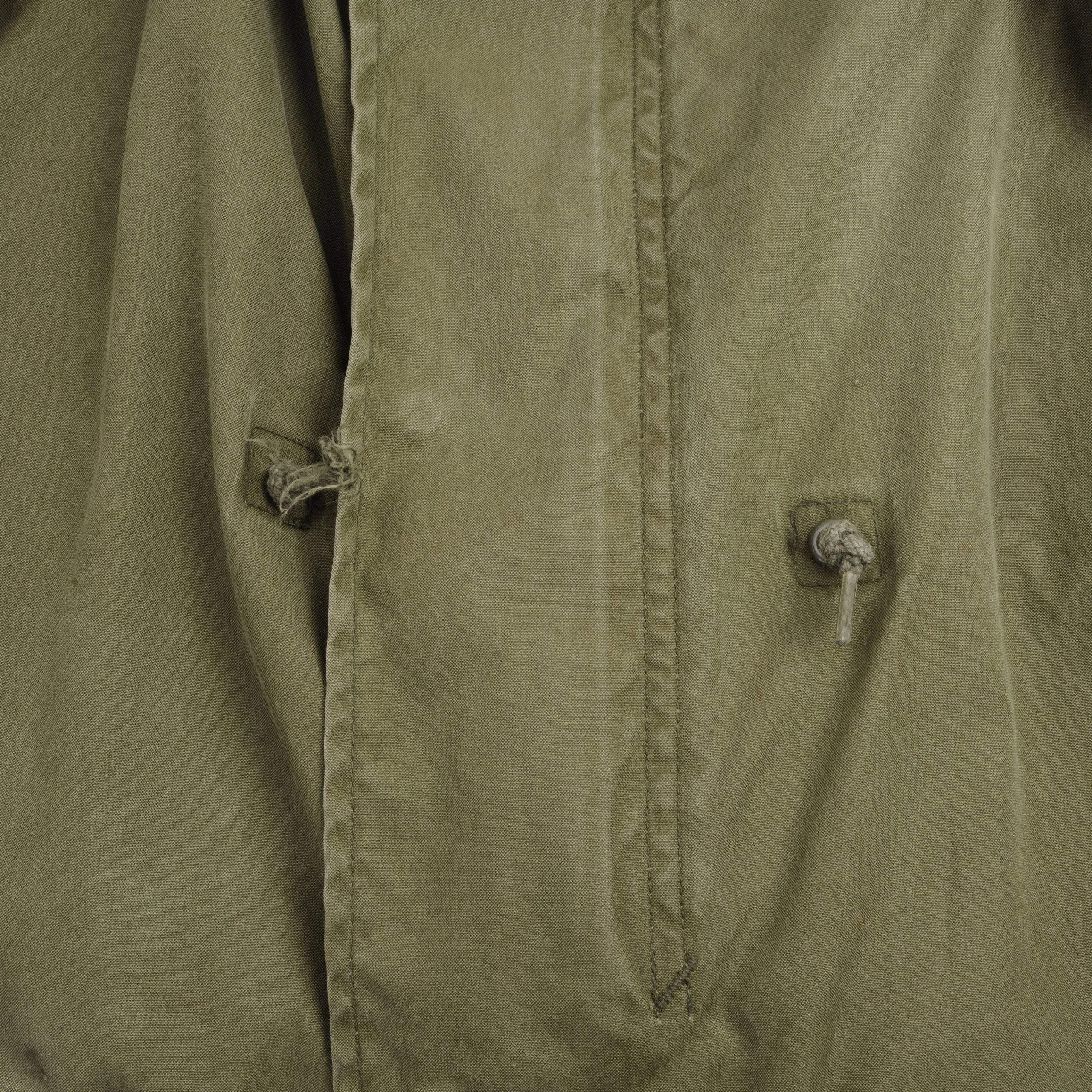 VINTAGE US ARMY FISHTAIL PARKA M65 W LINER 1988 SIZE LARGE