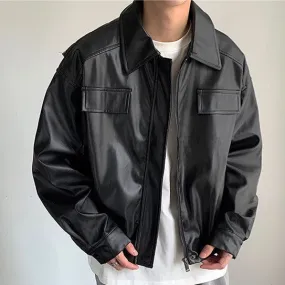 Winter Leather Men's Jacket