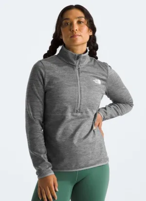 Women's Canyonlands 1/4 Zip in Medium Grey Heather by The North Face