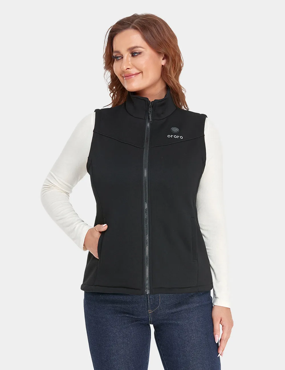 Women's Heated Fleece Vest (Apparel Only)