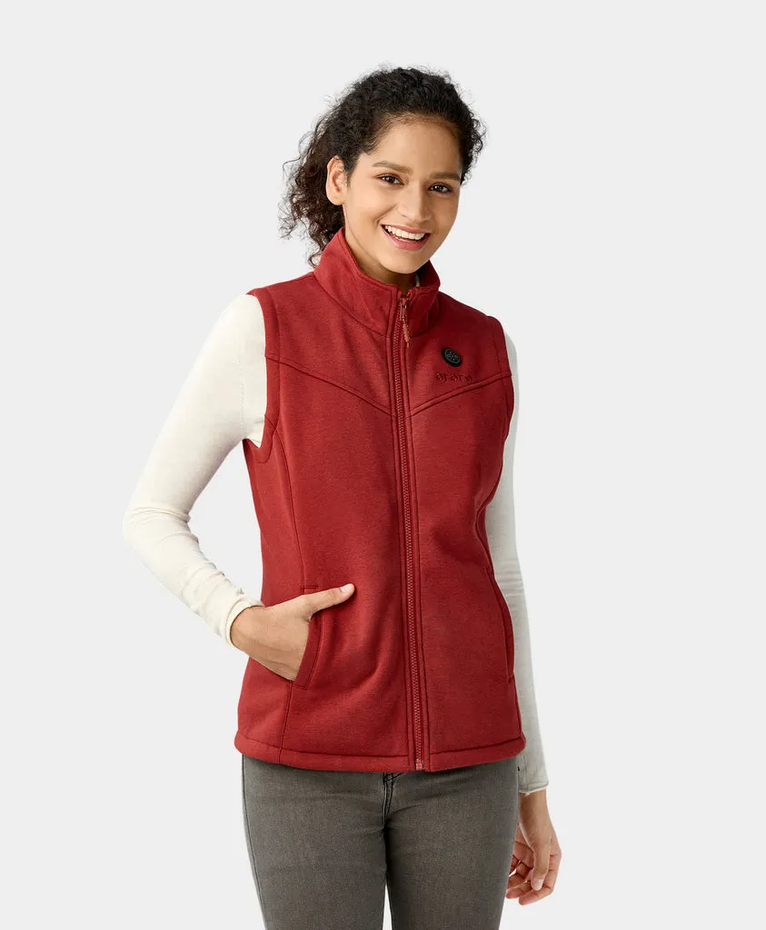 Women's Heated Fleece Vest (Apparel Only)