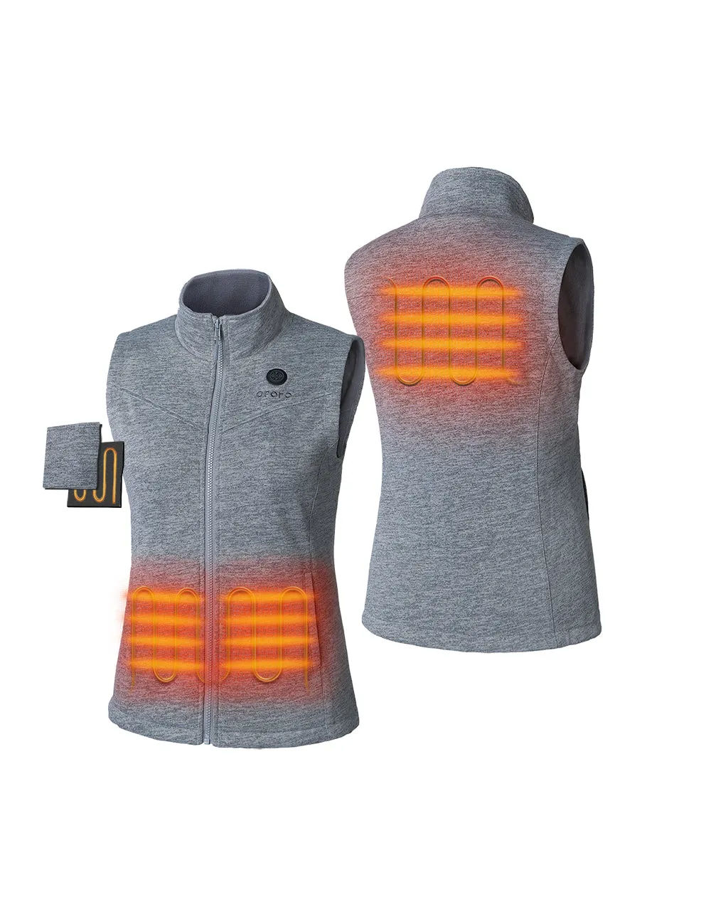 Women's Heated Fleece Vest (Apparel Only)