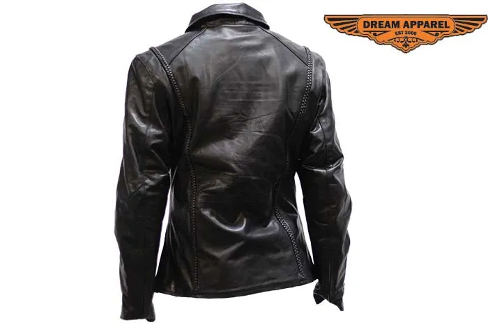 Womens Heavy Duty Leather Jacket