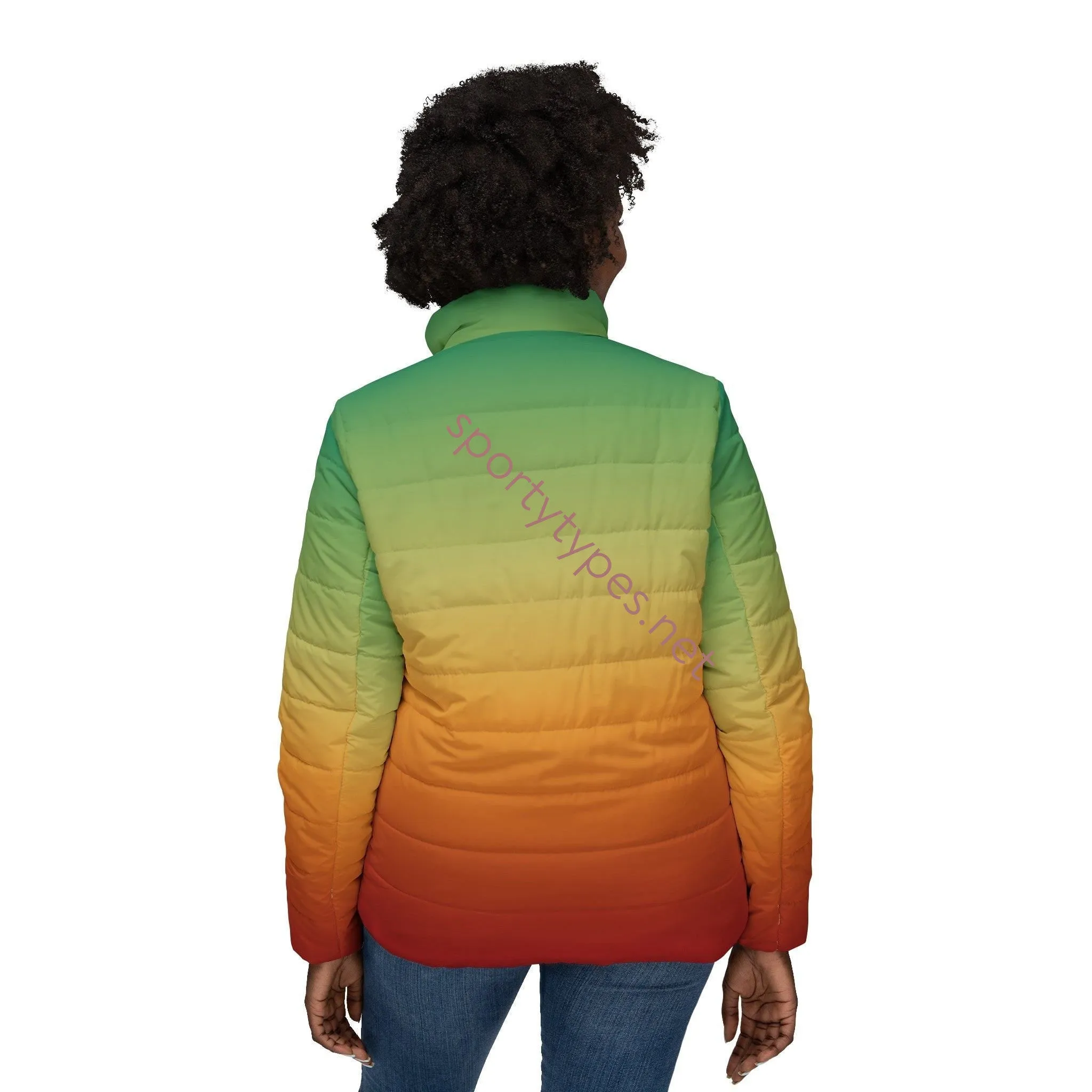 Women’s Multicolored Puffer Jacket