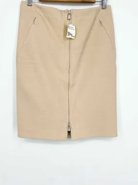 Worth Women's Beige pencil Size 2 Skirt