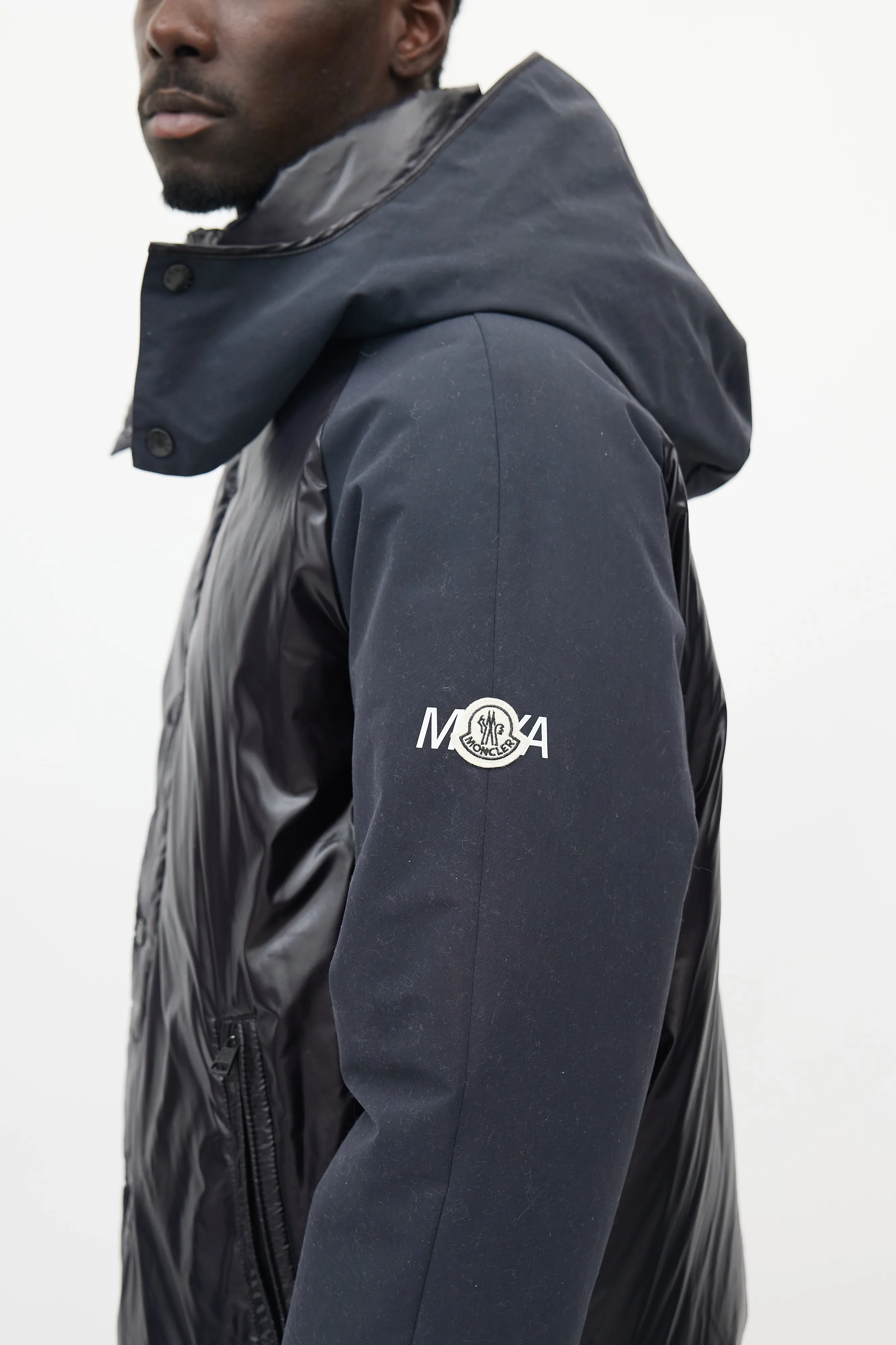 X Frgmnt Black Maya70 Down Puffer Jacket