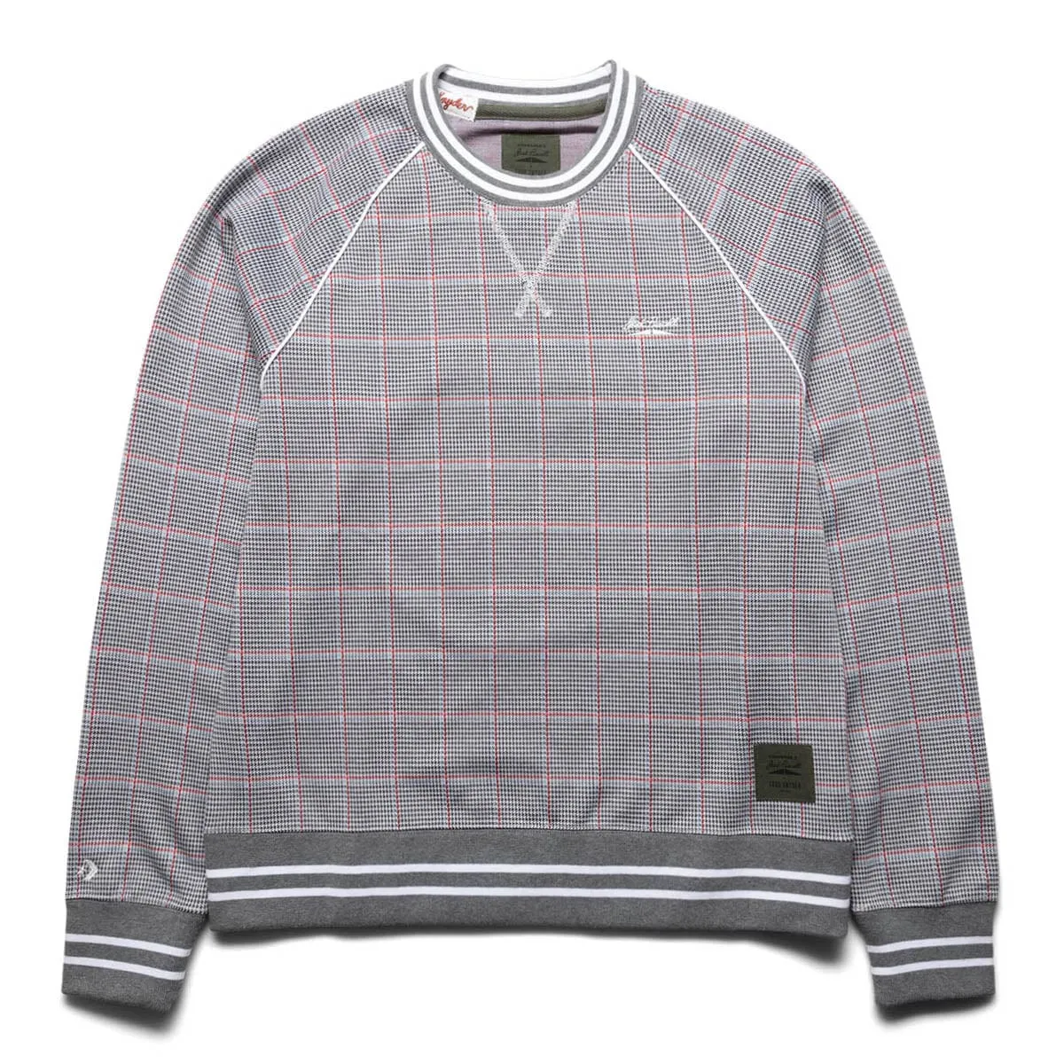 X TODD SNYDER PLAID PO CREW